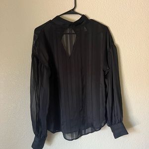 H&M high neck long sleeve blouse